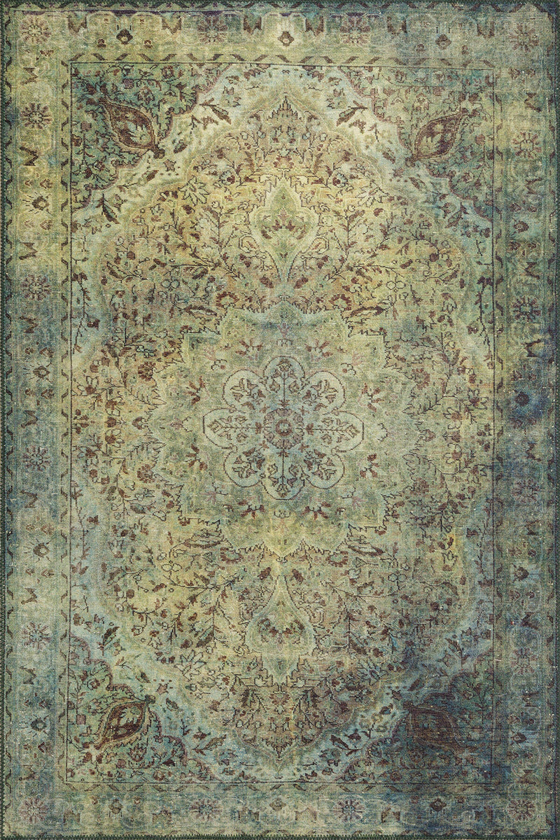 Linda Rug Turkish Muted Green Barn Rug