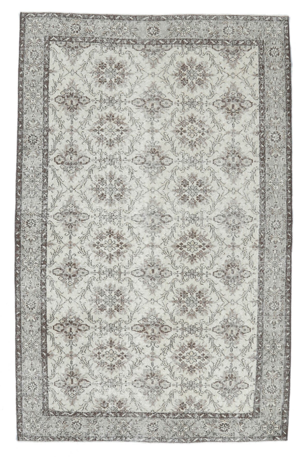 Aydogdu - Turkish Vintage Area Hereke Rug