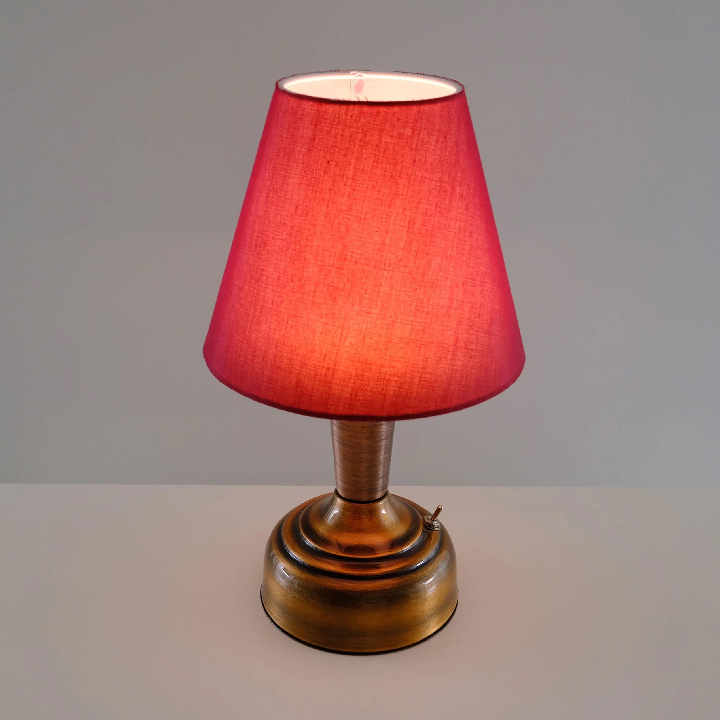 11-inch Vintage Copper Cordless LED Table Lamp