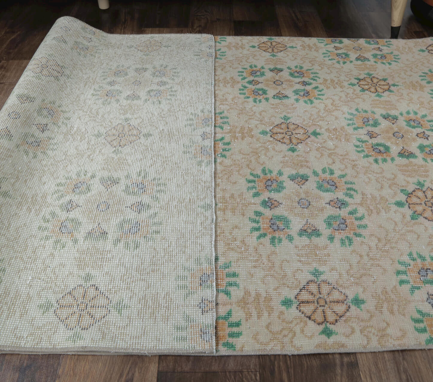 Besime - Small Floral Anatolian Rug