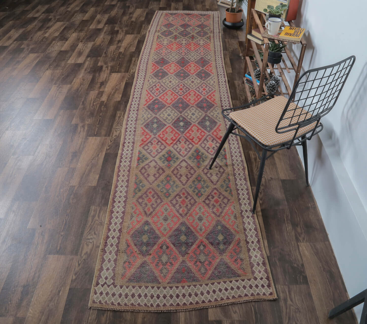 Brynleigh - Diamond Motif Anatolian Runner Rug