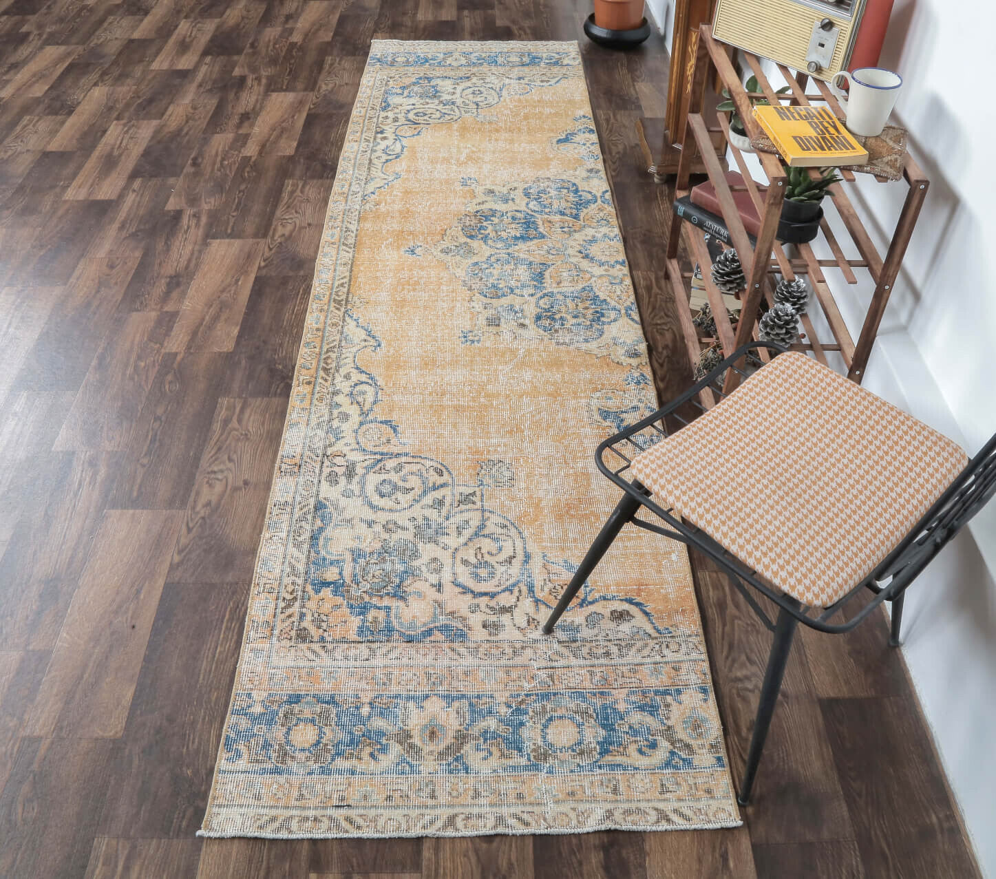 Camilya - Vintage Side Oushak Rug