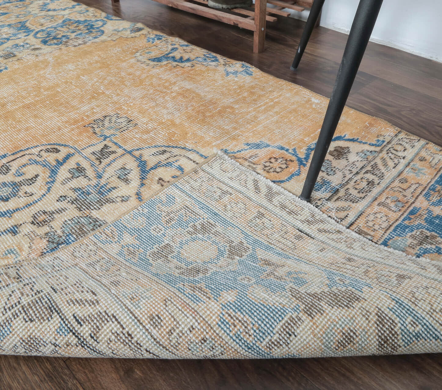Camilya - Vintage Side Oushak Rug