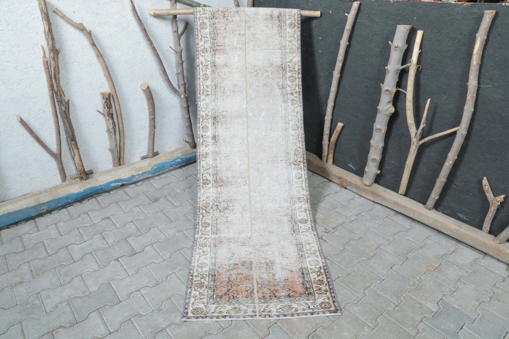 Christina - Stitched Distressed Oushak Runner
