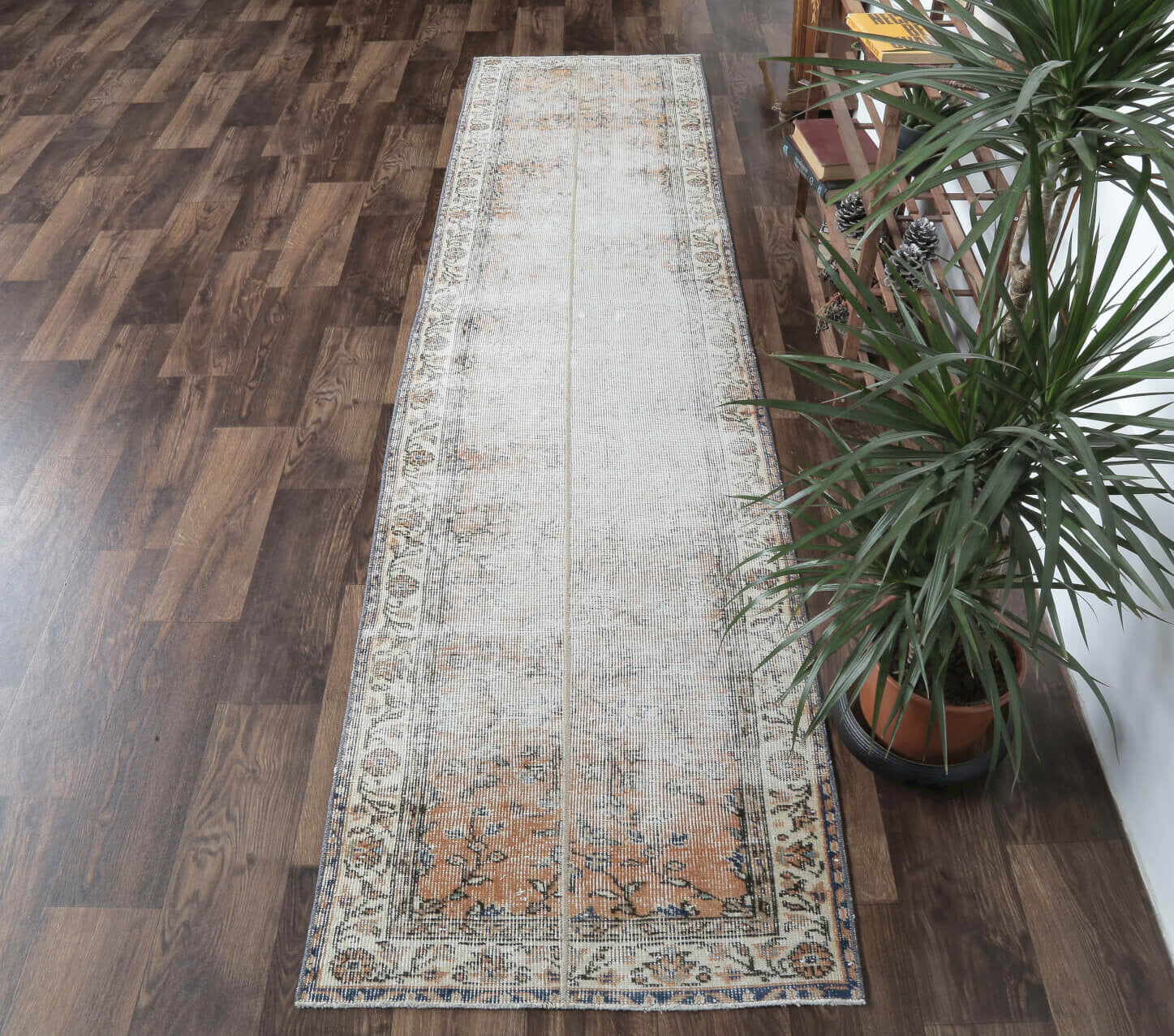 Christina - Stitched Distressed Oushak Runner