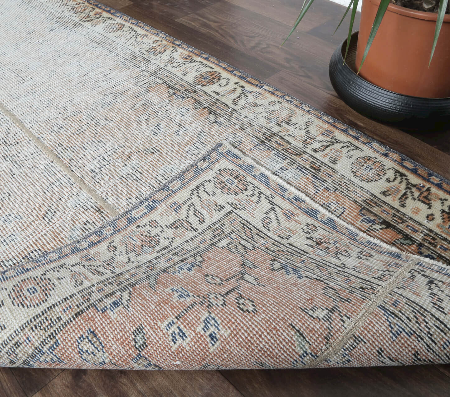 Christina - Stitched Distressed Oushak Runner