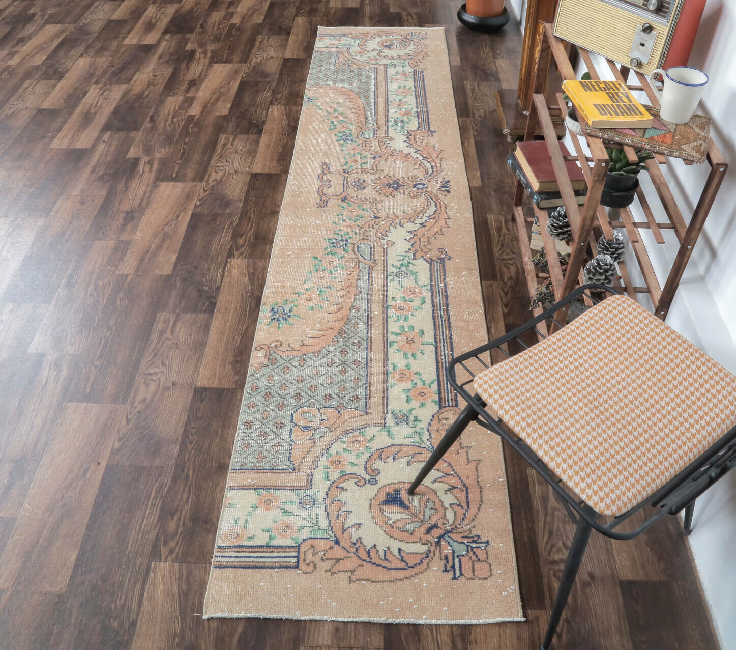 Cokramayul - Rose Gold Half Rug Vintage Anatolian Runner