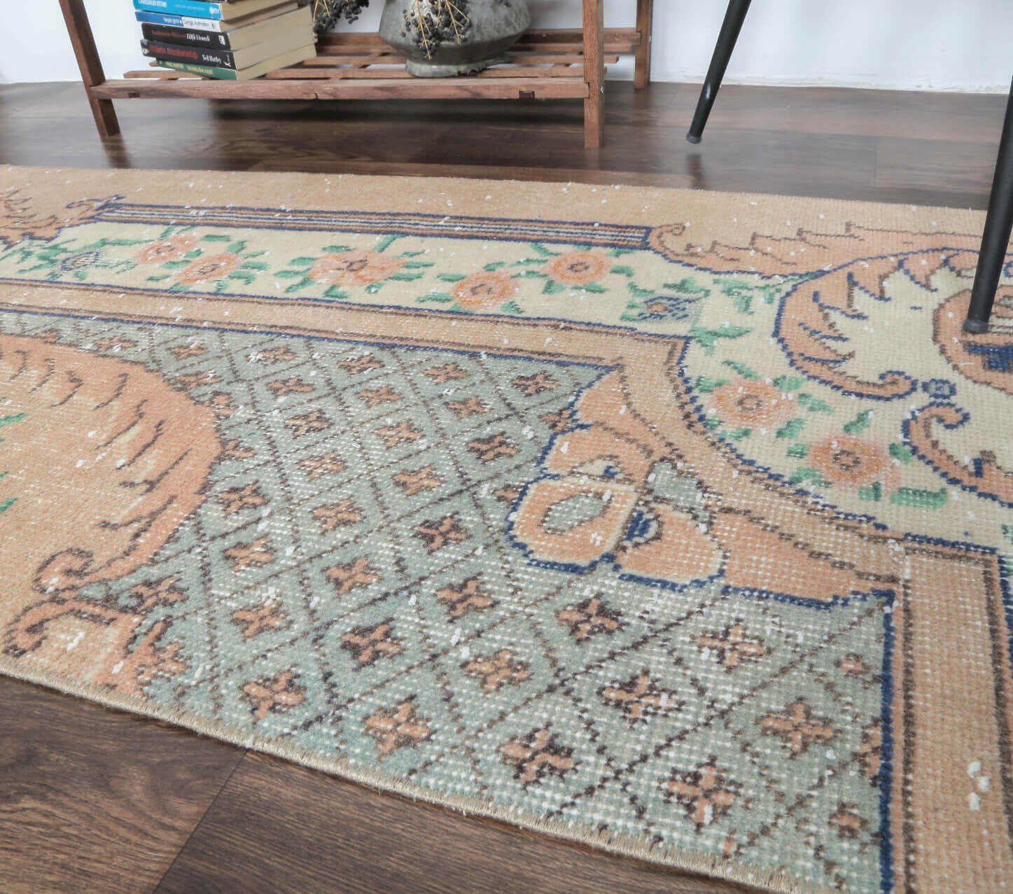 Cokramayul - Rose Gold Half Rug Vintage Anatolian Runner