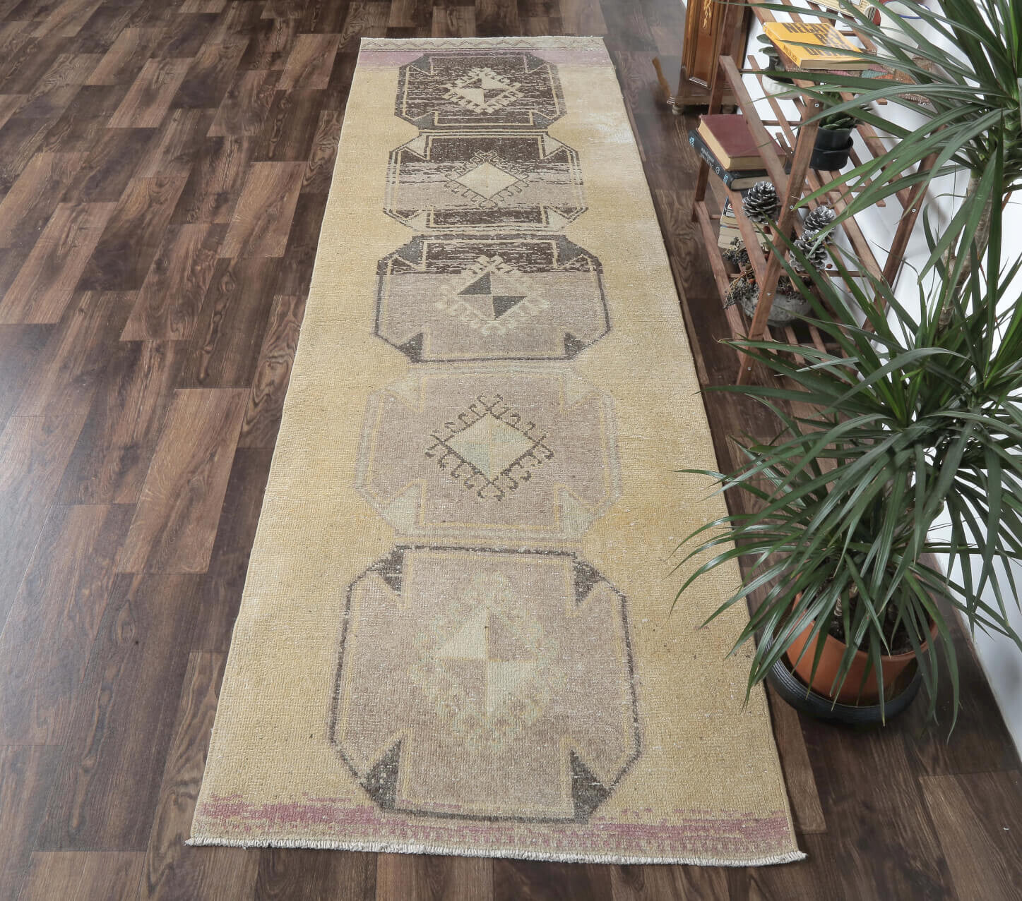 Crystal - Rustic Vintage Oushak Runner