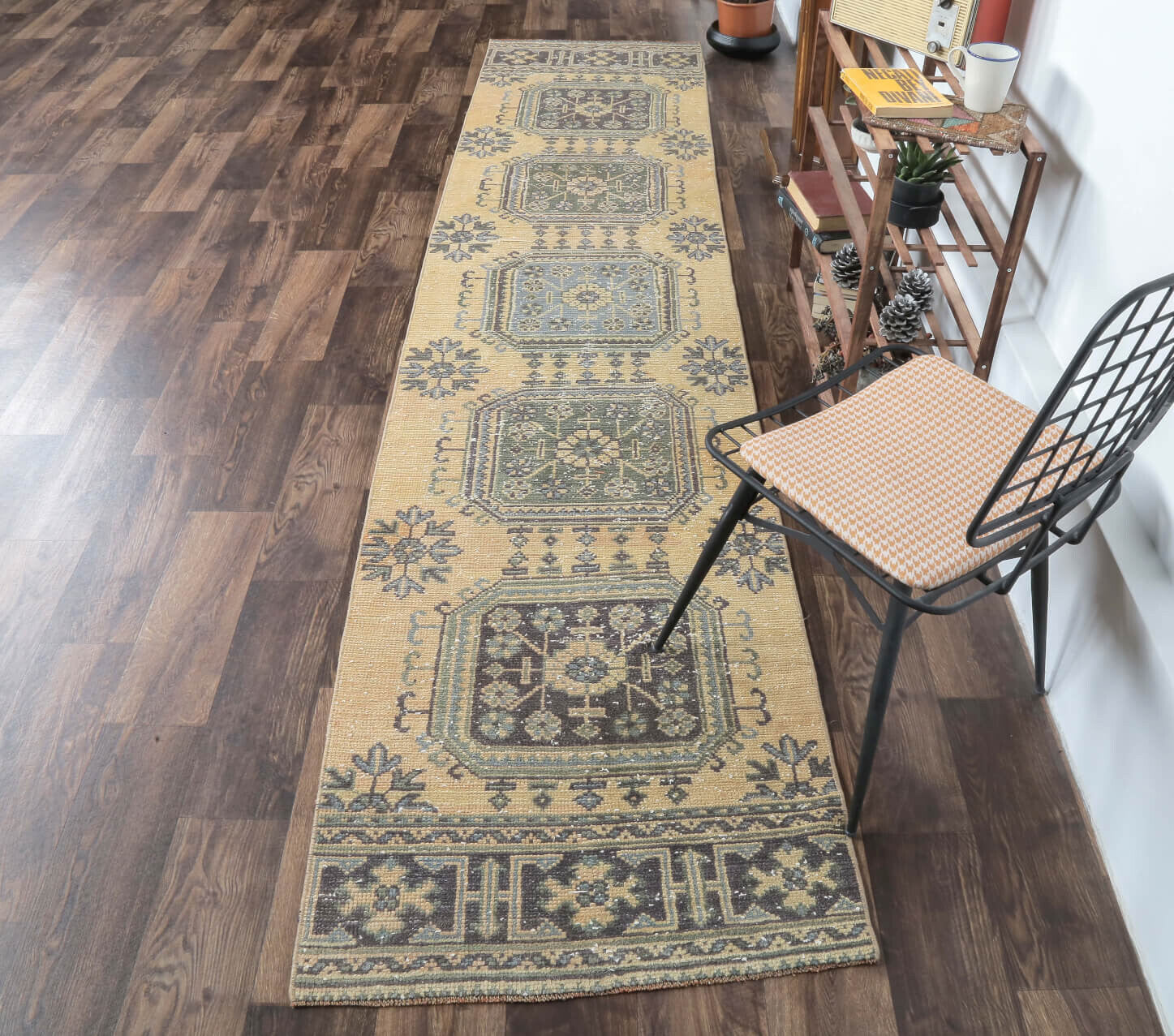 Davina - Oushak Runner Rug