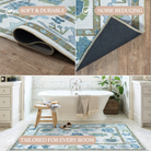 Alienore Green Blue Modern Oushak Rug