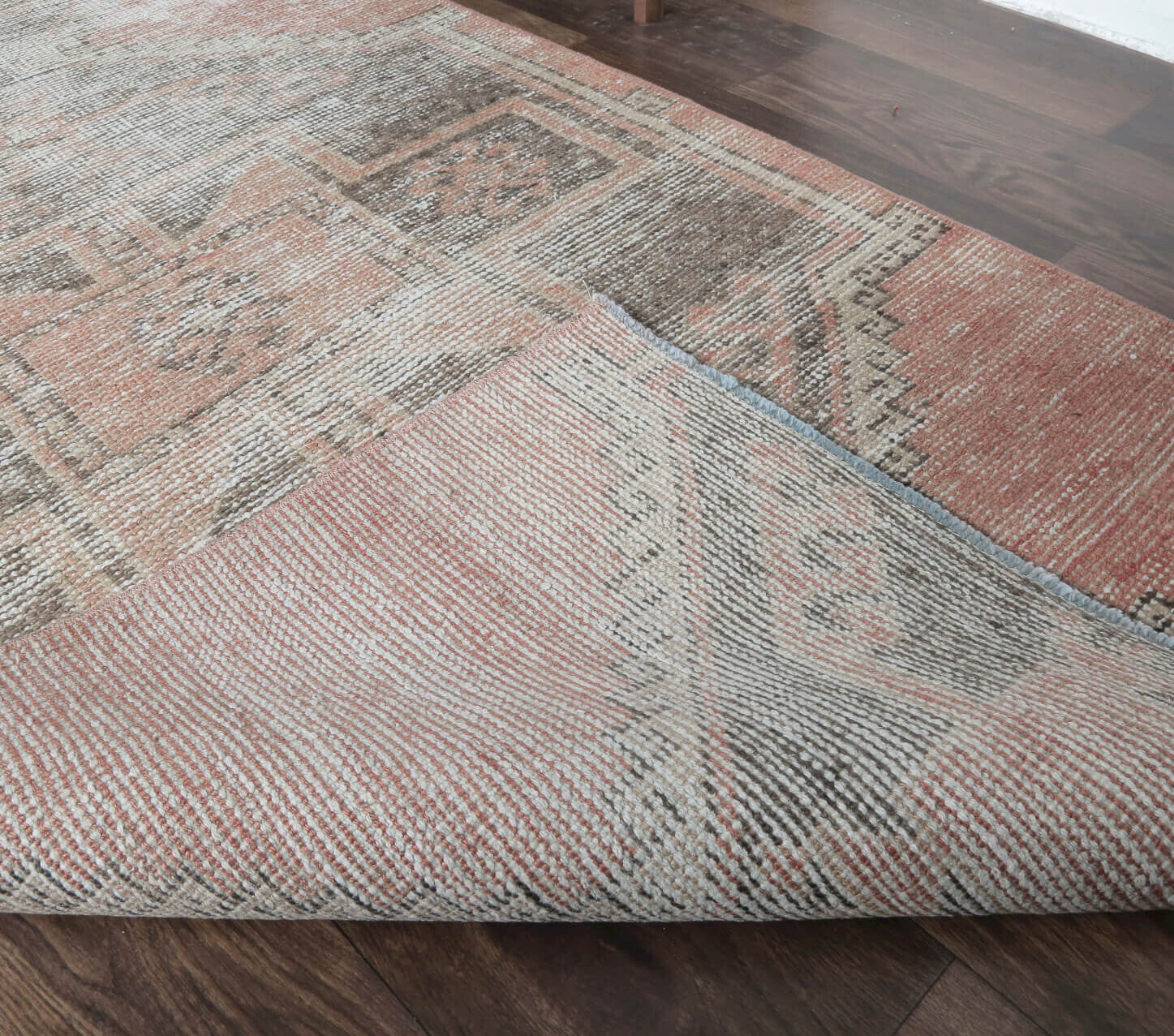 Dide - Distressed Vintage Runner Anatolian Carpet