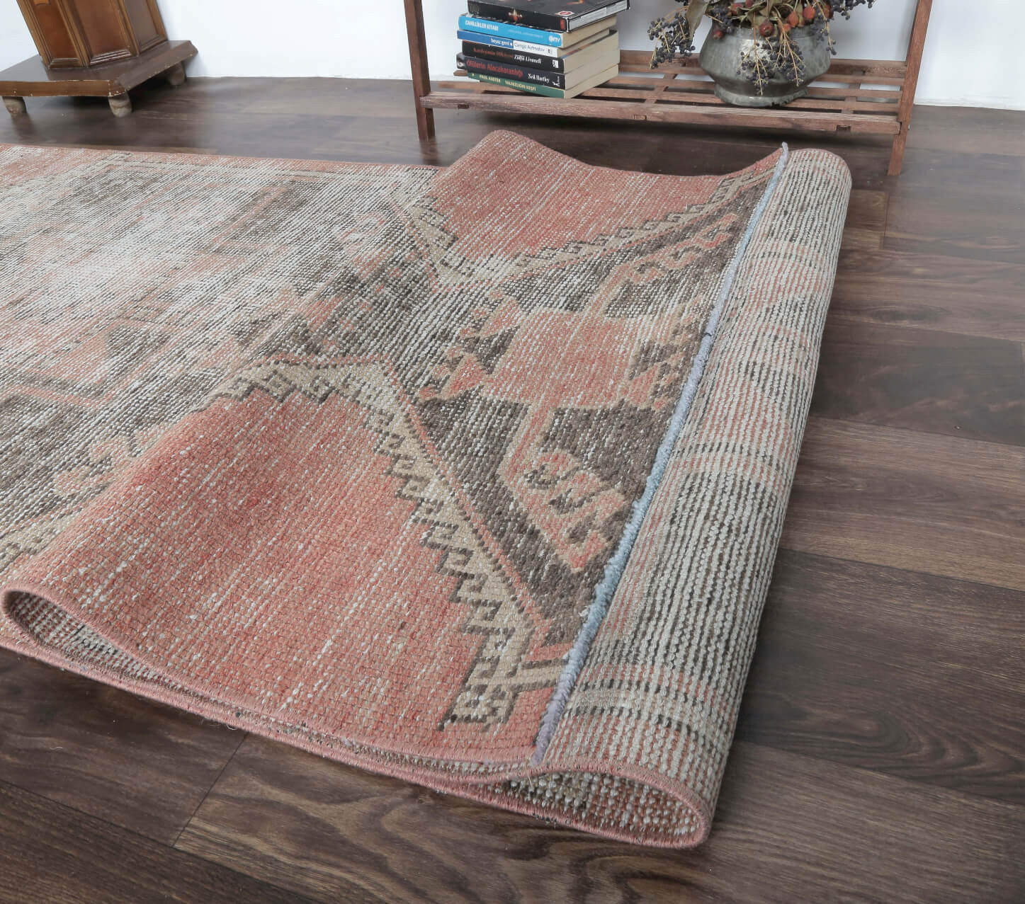 Dide - Distressed Vintage Runner Anatolian Carpet