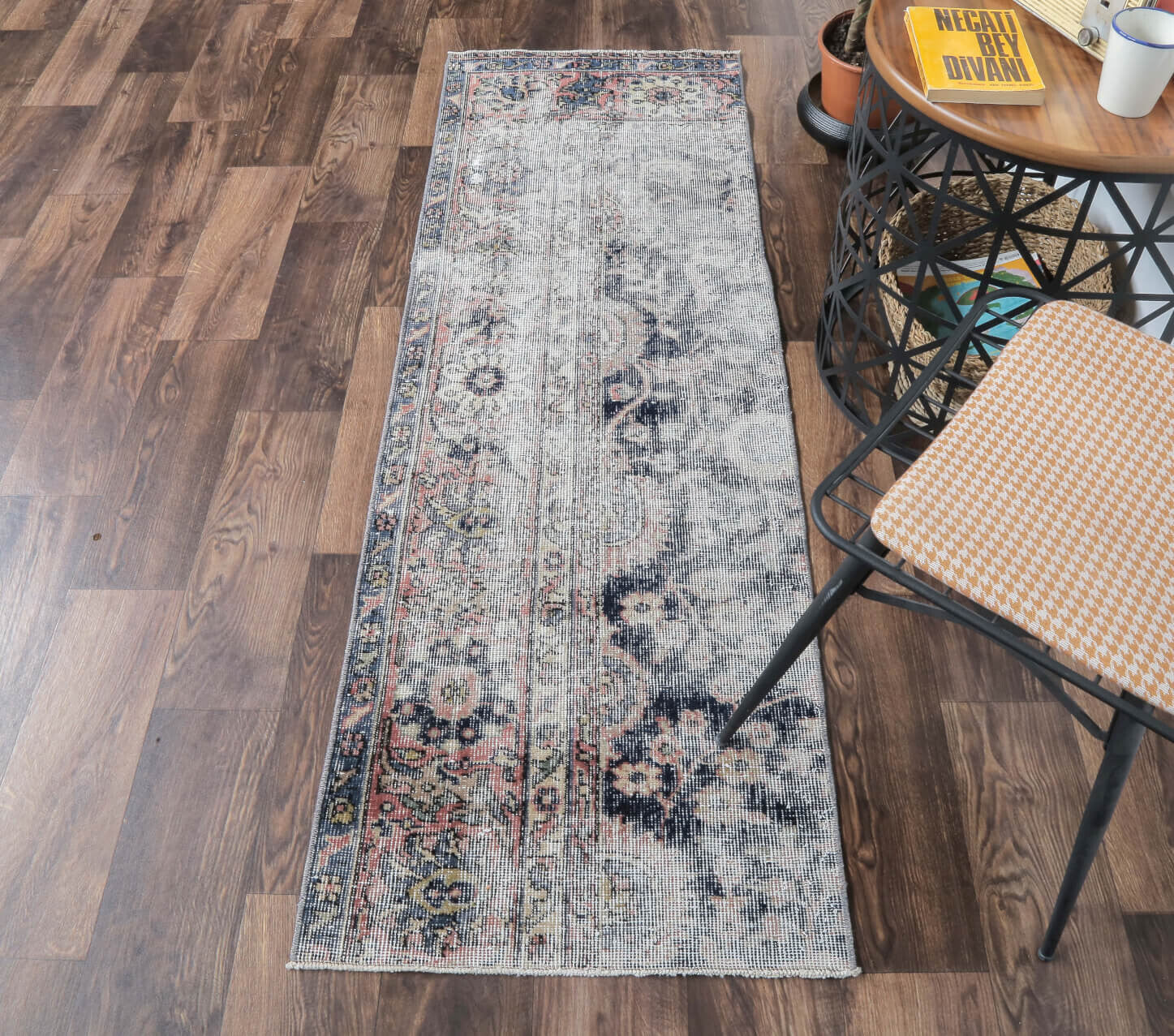 Dilman -  Faded Vintage Anatolian Runner Rug