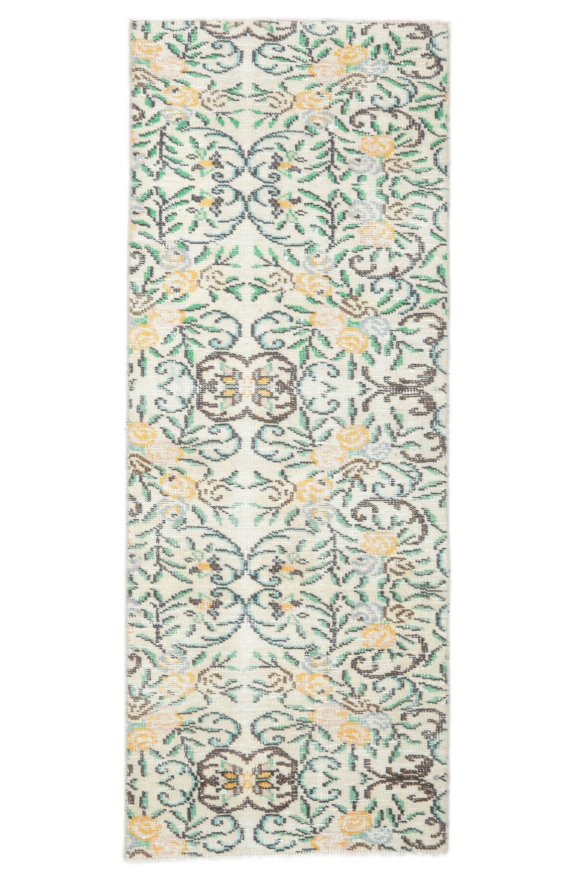 Dondu - Botanic Vintage Anatolian Runner Rug