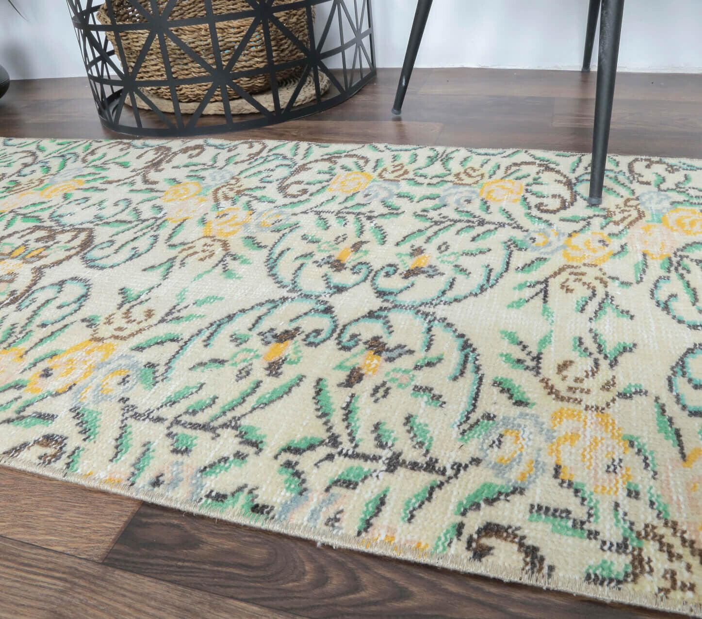 Dondu - Botanic Vintage Anatolian Runner Rug