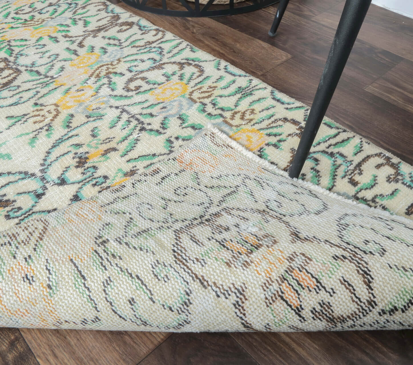 Dondu - Botanic Vintage Anatolian Runner Rug
