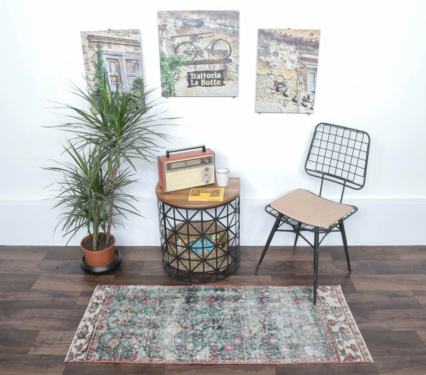 Dot - Botanic Floral Vintage Hereke Rug