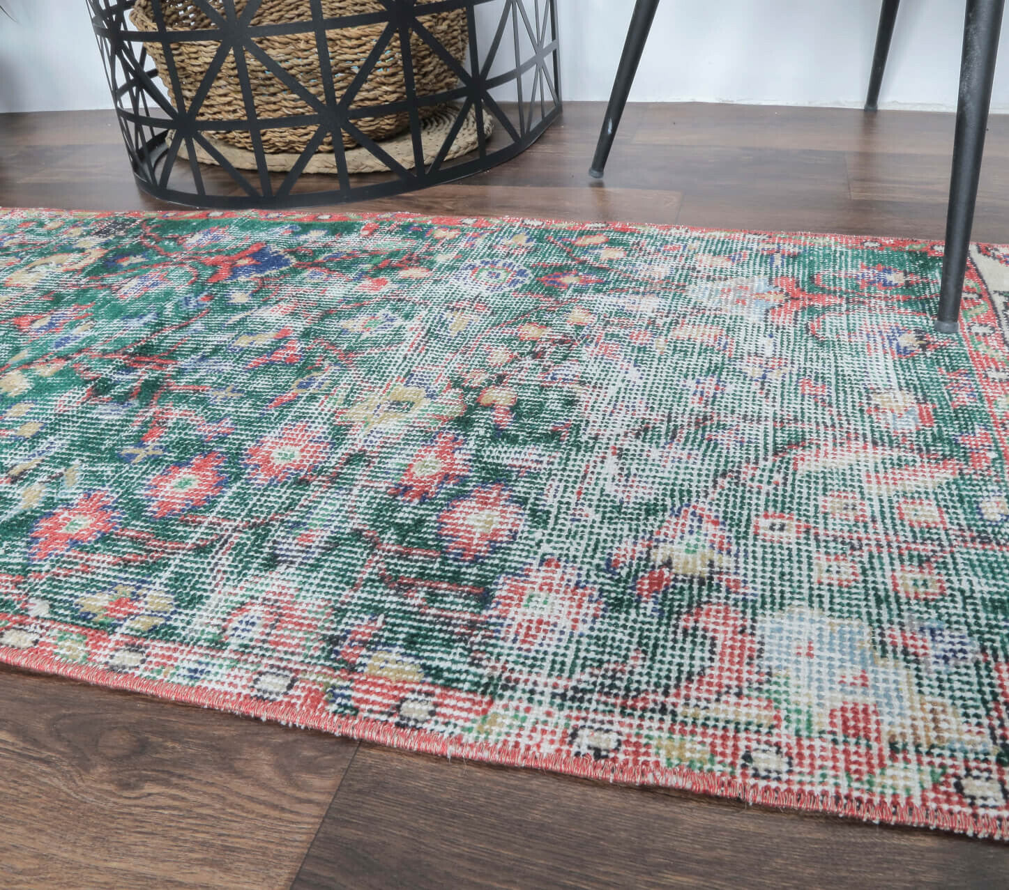 Dot - Botanic Floral Vintage Hereke Rug