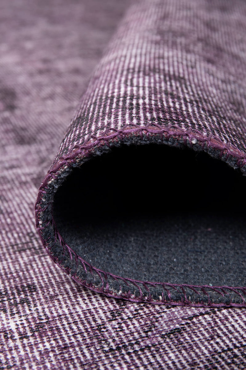 Jeanna Purple Boho Turkish Vintage Rug