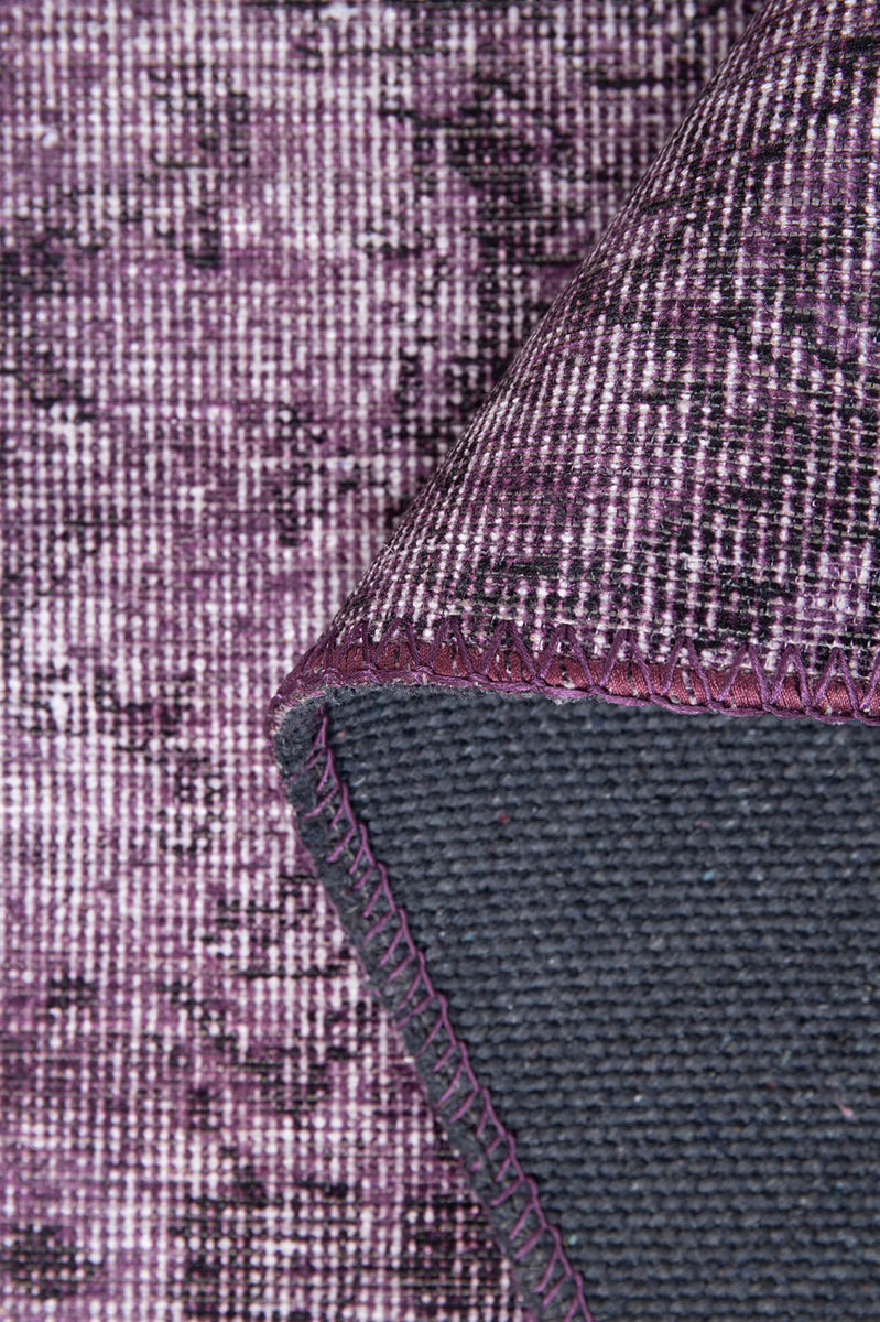 Jeanna Purple Boho Turkish Vintage Rug