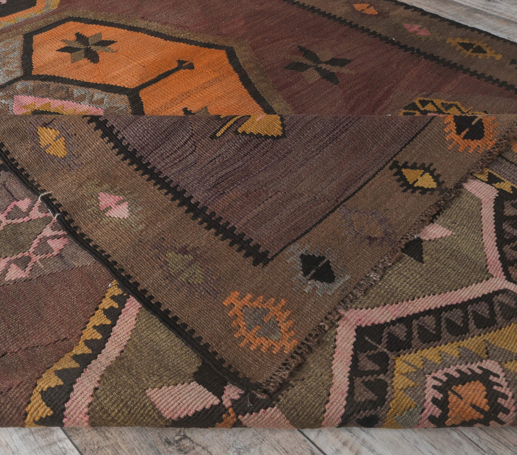 Gozdem - Extra Wide Kilim Runner