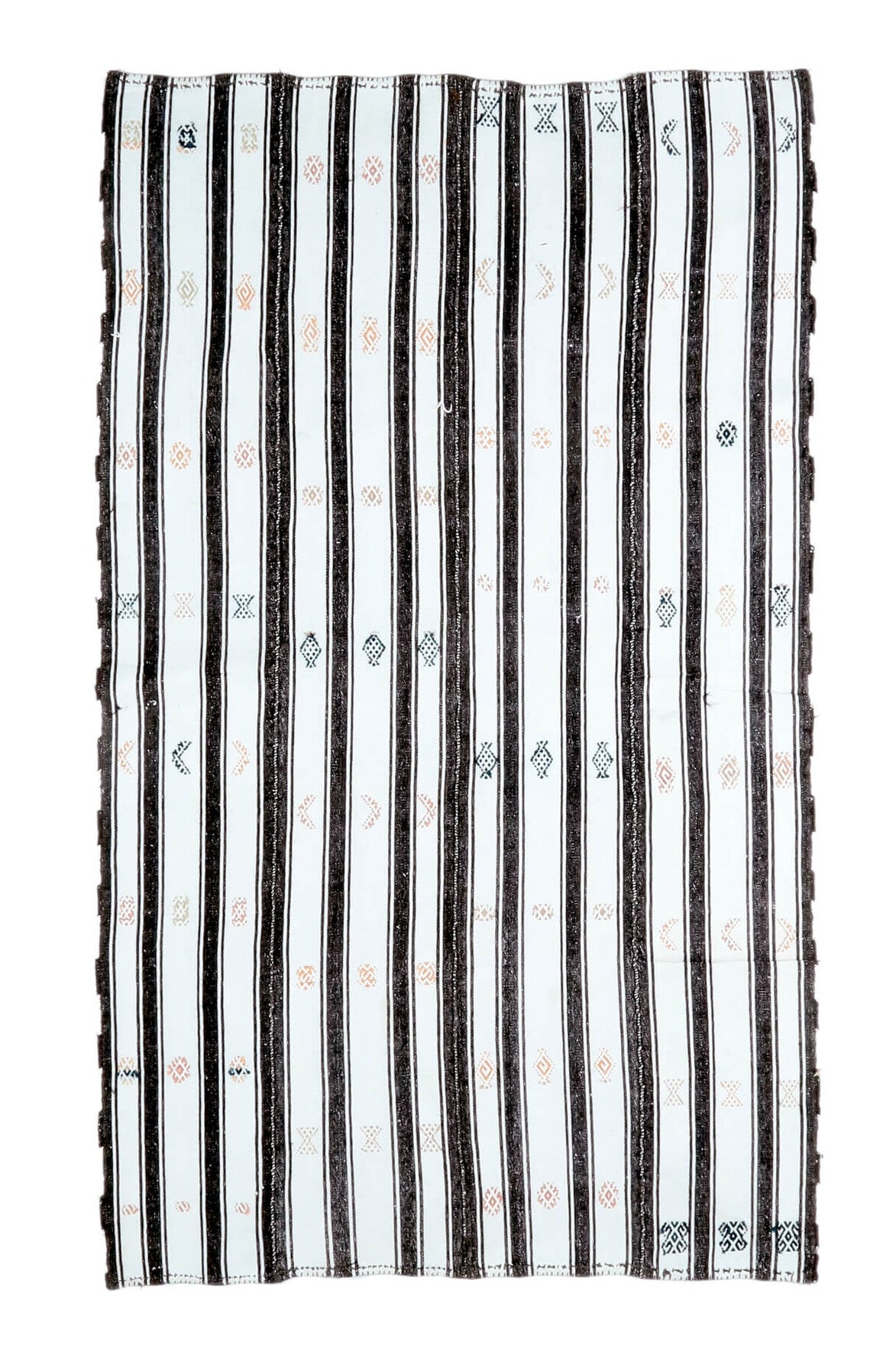Hale - Black & White Kilim Rug