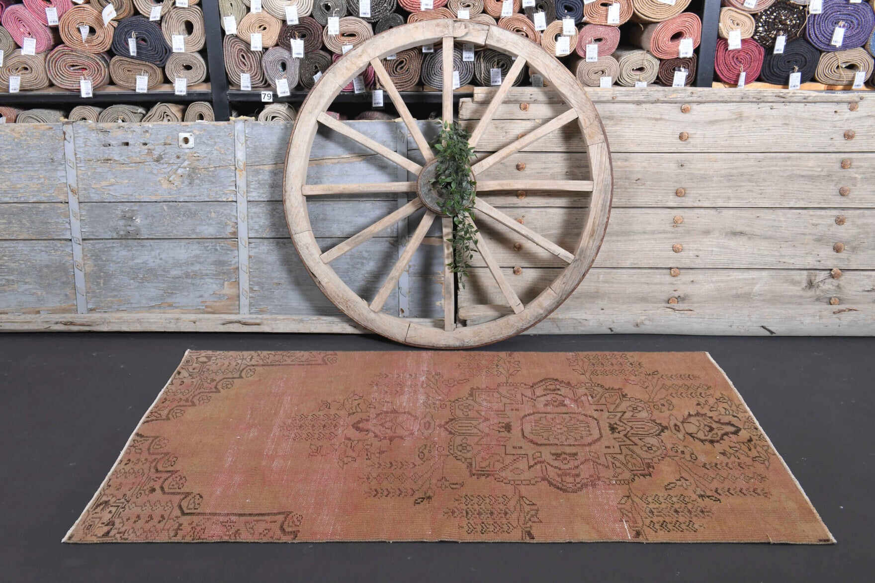One-of-a-kind 1970s Anatolian vintage area rug in wool, 3'6" x 6'2"