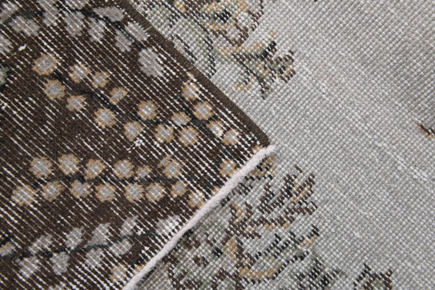 Handmade Vintage Oushak Area Rug