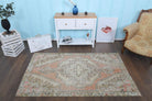 Handmade Vintage Oushak Area Rug