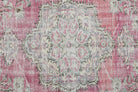 Handmade Pink Vintage Area Rug