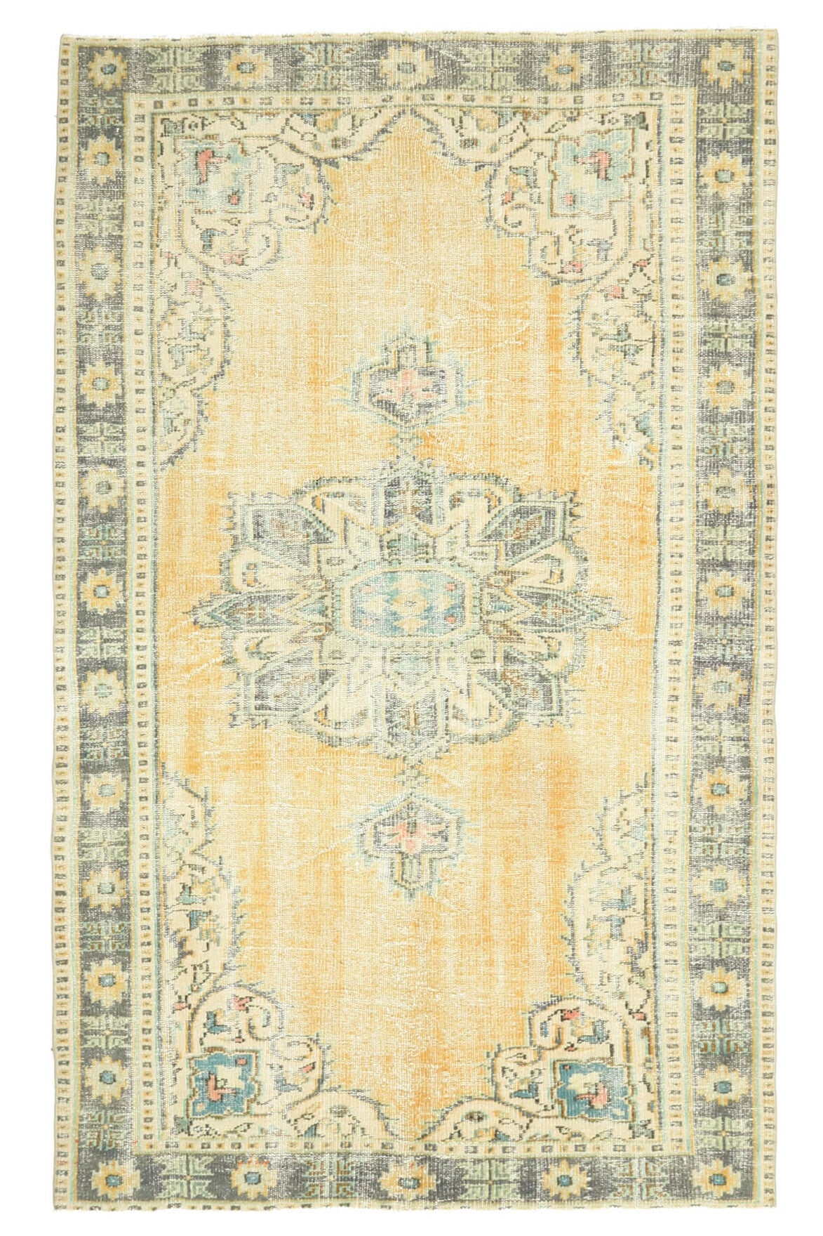 5x8 Handmade Vintage Area Rug