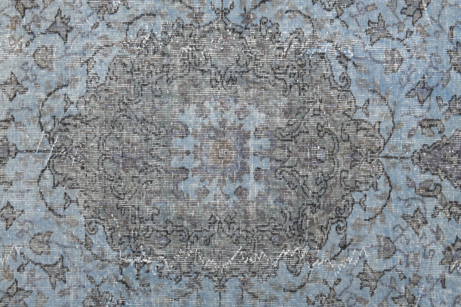 Pale Blue Colored - Vintage Area Rug