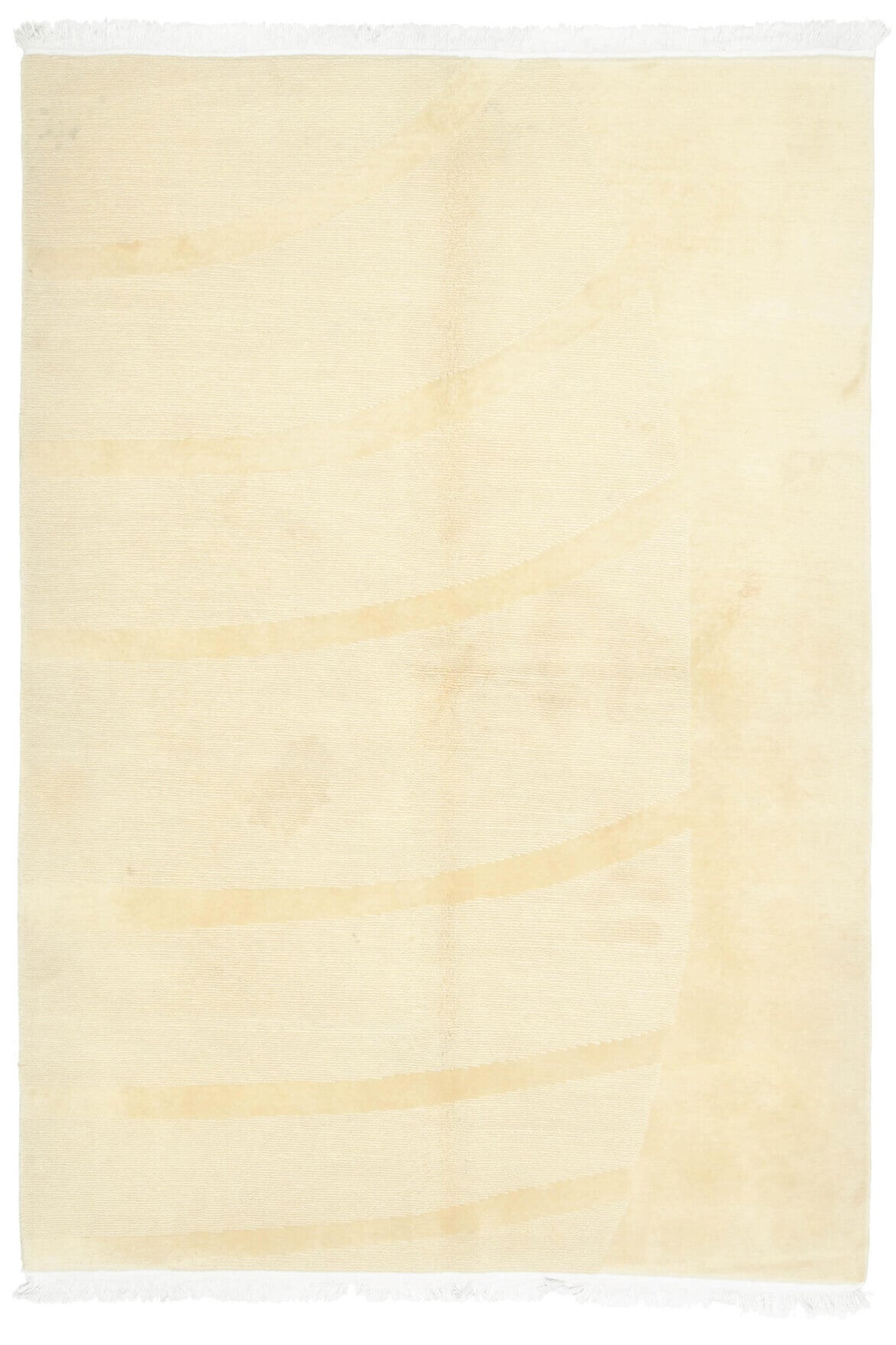 Handloom Angora Vintage Turkish Rug