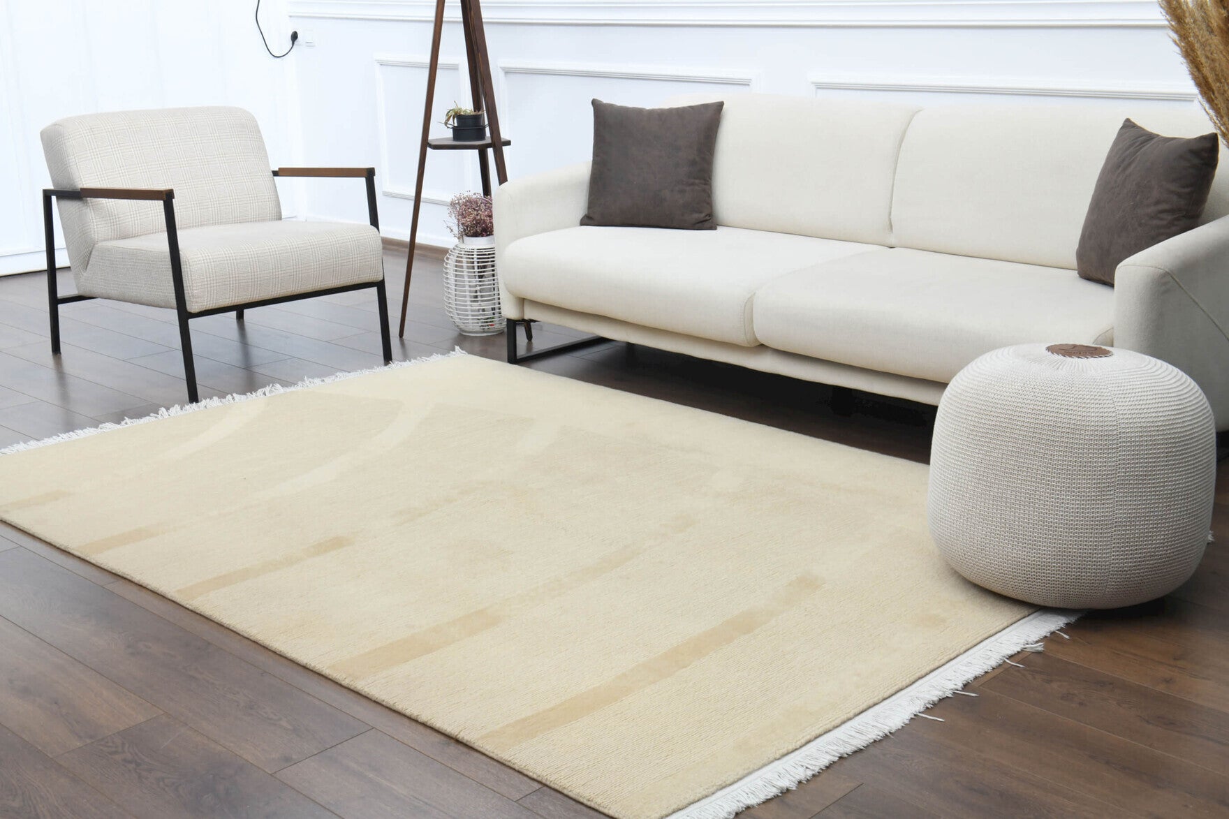 Hand-crafted Anatolian vintage rug Erikgul in wool, 1970s