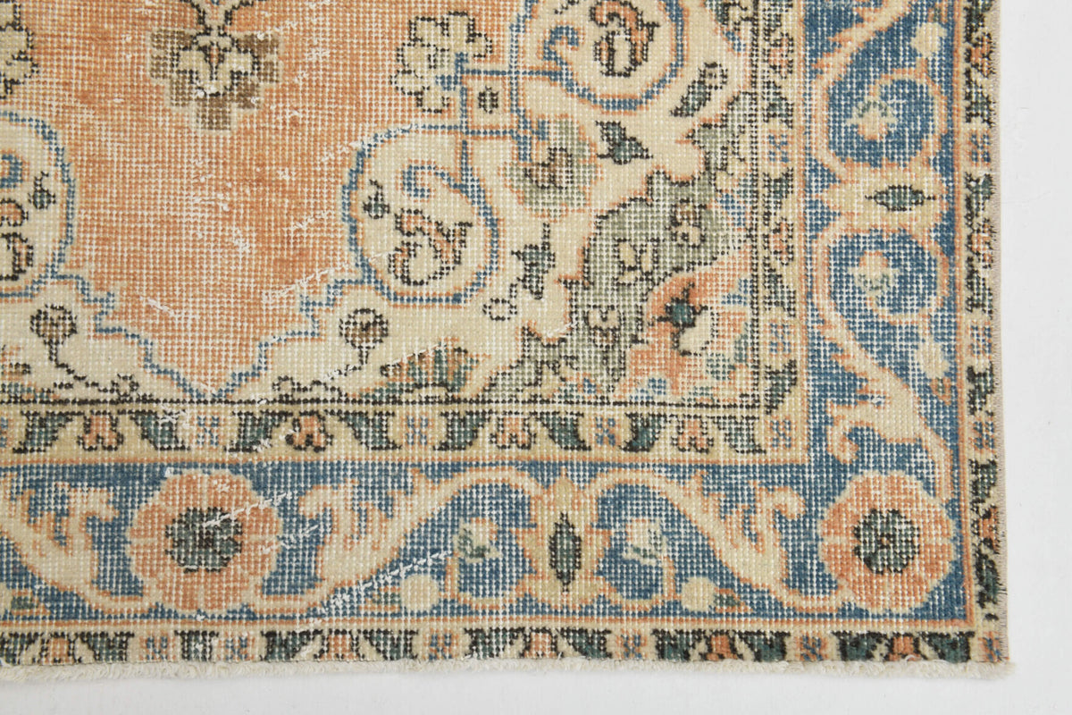 Handmade Vintage Oushak Rug