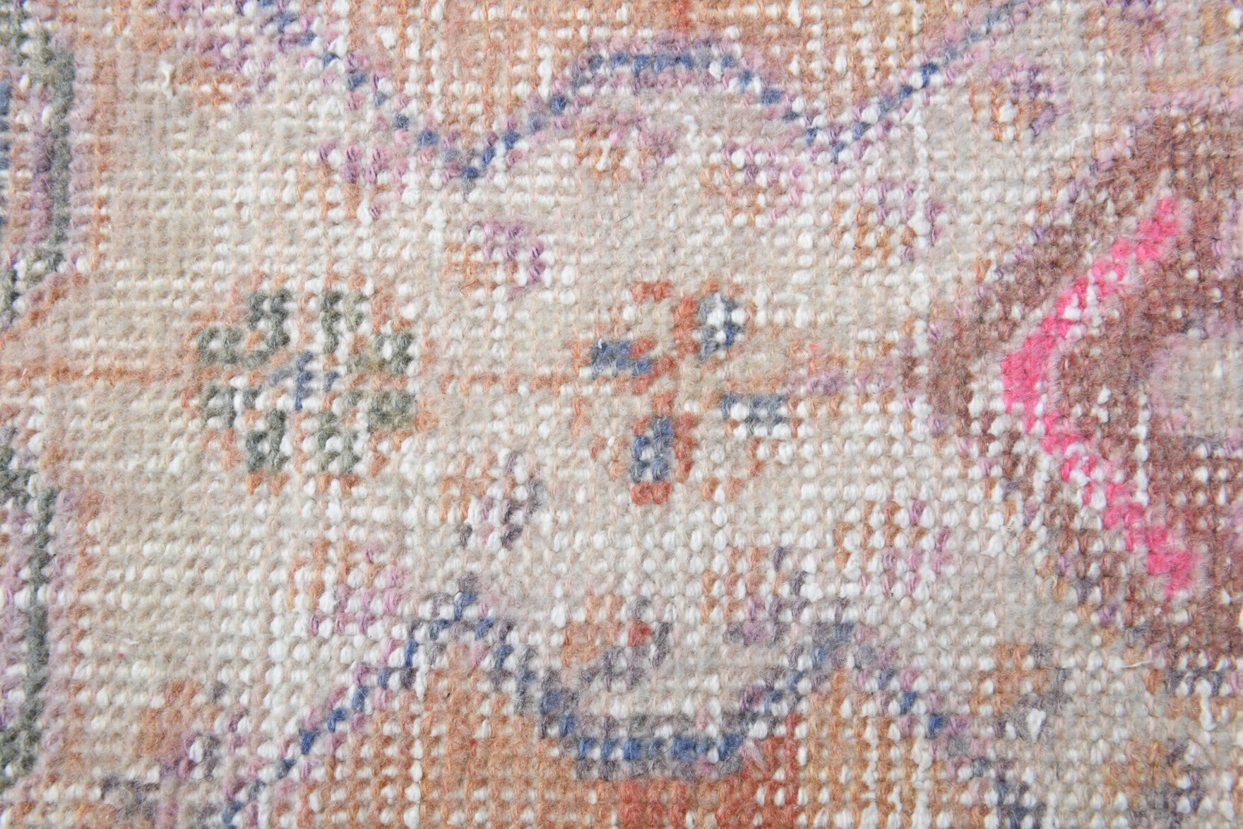 Handmade Vintage Oushak Area Rug