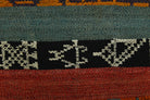Handwoven flatweave wool kilim from Anatolia, Turkey – Handmade Vintage Area Rug 6'3" x 7'3"