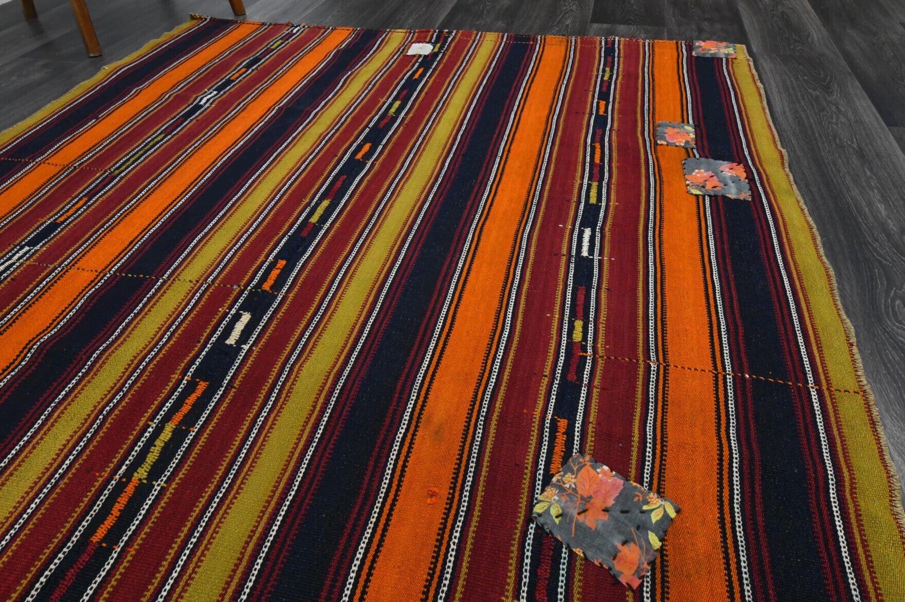 149x250 cm vintage Anatolian kilim rug – Zambakruh, flatweave, wool