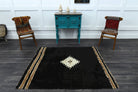 Eye Motif - Handmade Vintage Area Rug