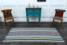 Handmade Vintage Kilim Runner Rug