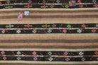 Hand-crafted Anatolian vintage kilim Vahide in wool, 1960s