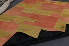 Mustard & Peach - Patchwork Handmade Vintage Area Rug