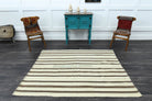 One-of-a-kind 1960s Anatolian vintage kilim rug in wool, 4'11" x 6'4"