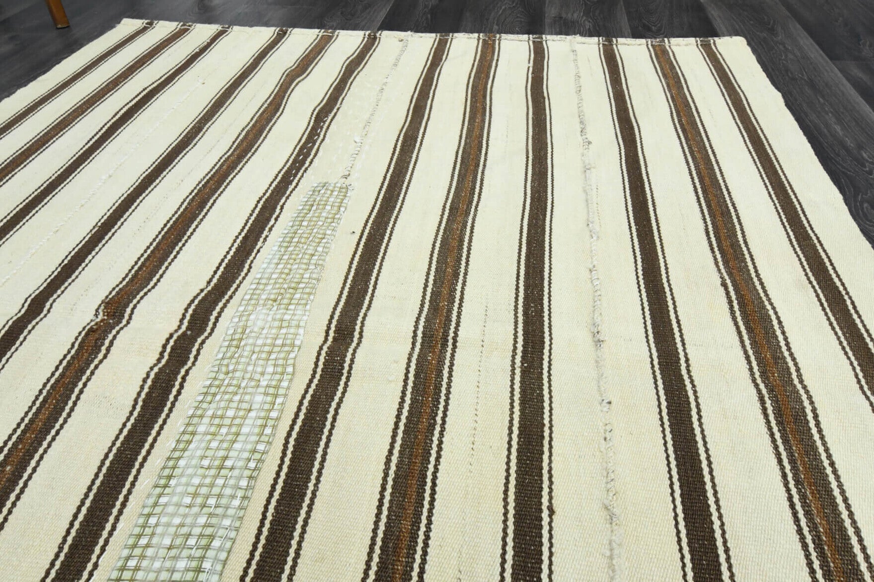 150x194 cm vintage Anatolian kilim rug – Tiftiknur, flatweave, wool