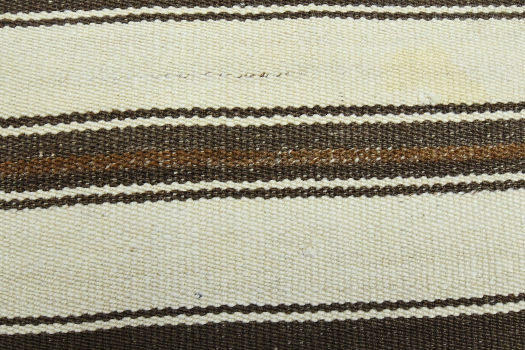 Handwoven flatweave wool kilim from Anatolia, Turkey – Boho Chic Kilim Handmade Vintage Area Rug 4'11" x 6'4"