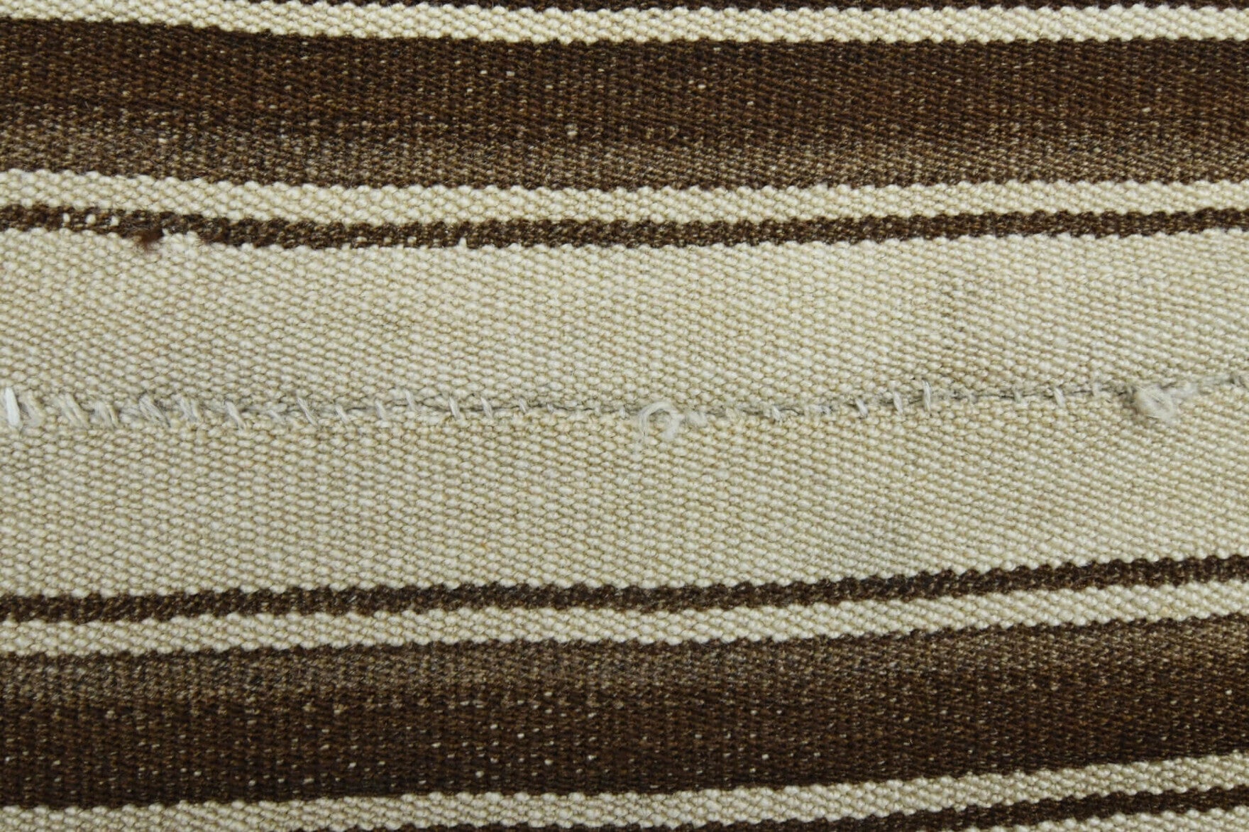 Handwoven flatweave wool kilim from Anatolia, Turkey – Handmade Vintage Area Rug 5' x 6'7"