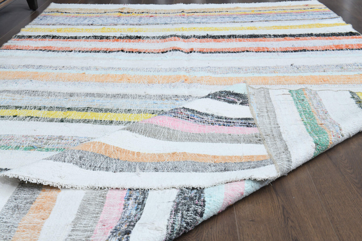 158x263 cm vintage Anatolian kilim rug – Thalothymia, flatweave, wool