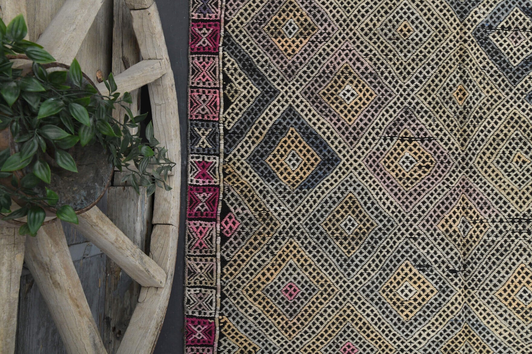 Oushak Handmade Vintage Area Rug