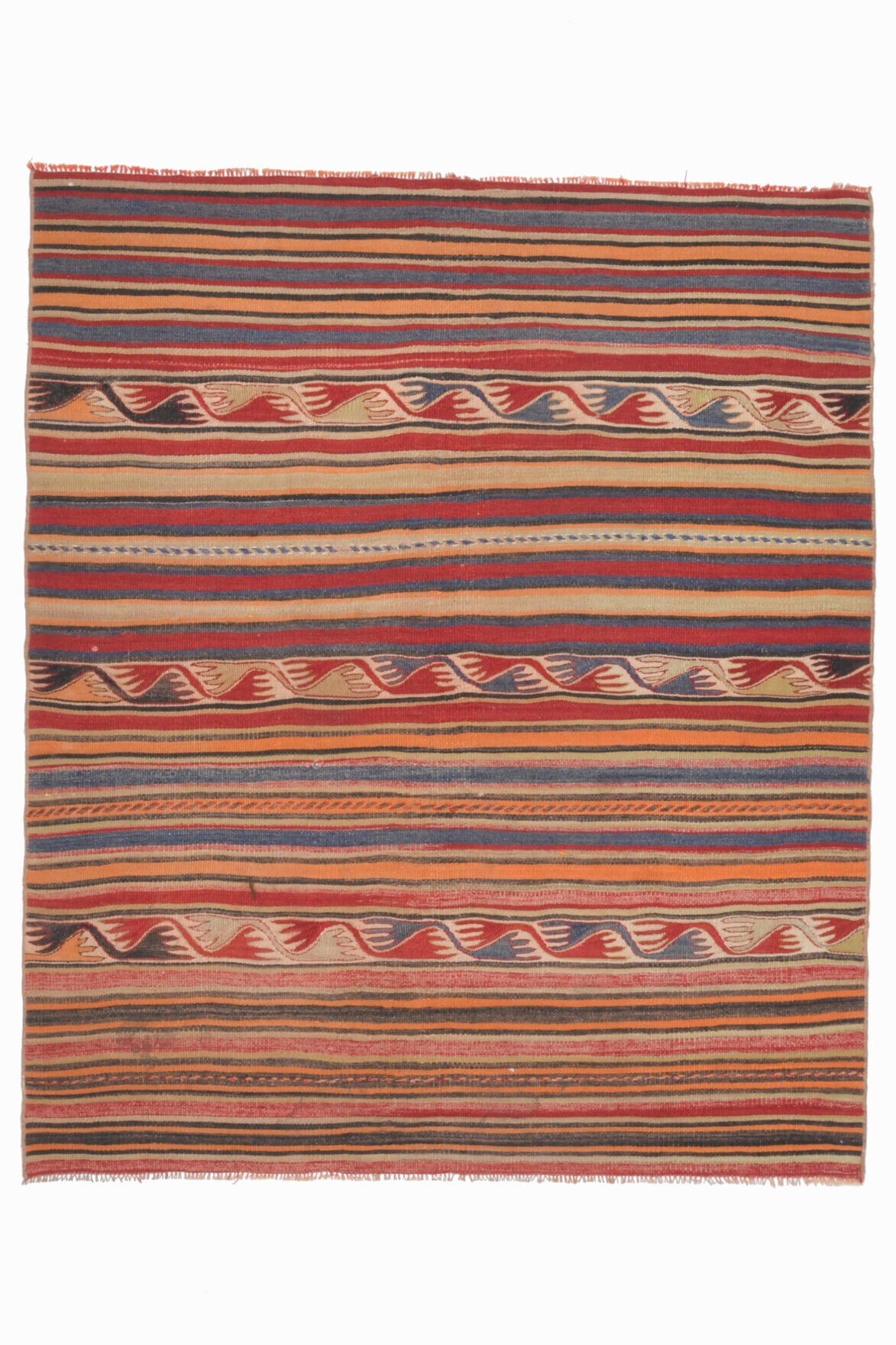 Handmade Vintage Kilim Rug